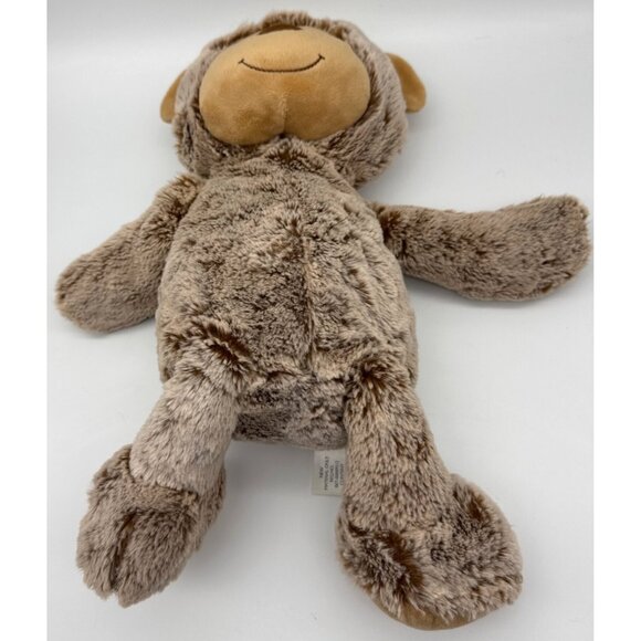 ANIMAL AVENTURES CHIMP GORILLA 18”PLUSH SOFT BROWN TAN STUFFED TOY 2018 - Picture 3 of 5